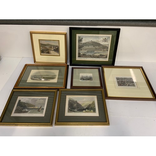 161 - Framed Engravings etc - Some Local