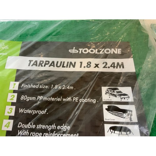 270 - 2x Small Tarpaulins