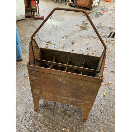 50 - Vintage Oil Bottle Crate