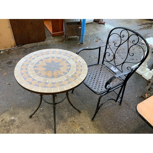 38 - Garden Table and Chair