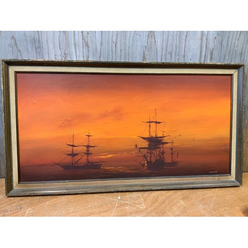 51 - Signed Framed Oil Painting