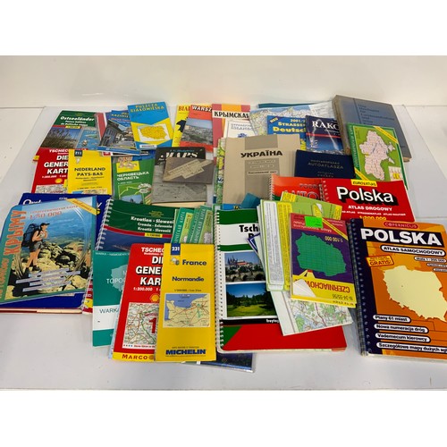 378 - Large Quantity of Maps and Atlases Mainly Europe