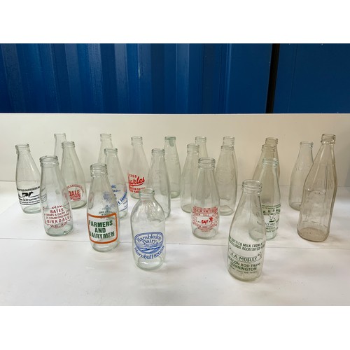 206 - Collection of Milk Bottles - withdrawn