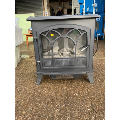 860 - Electric Wood Burning Effect Stove - Working