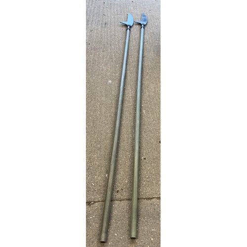 863 - 2x Jousting Poles