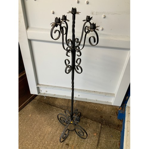 13 - Wrought Iron Candle Holder