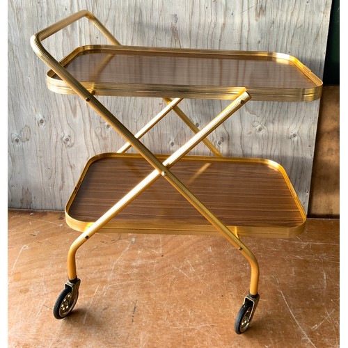 357 - Vintage Two Tier Tea Trolley