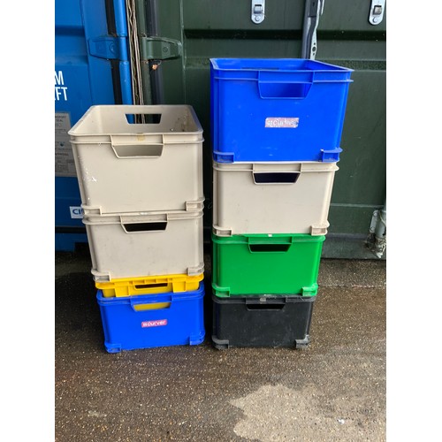 47 - 7x Curver Storage Boxes