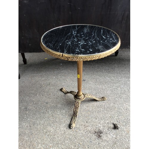 860 - Brass Wine/Side Table