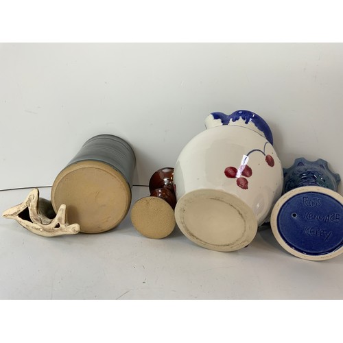 321 - Studio Pottery - John Dix, Liberty Pots, Ross Kenmare and John Bourdeux