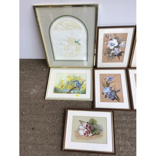 392 - Framed Pictures - Floral