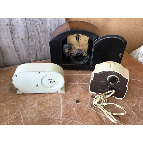 357 - Smiths Sectric Repeater, Mantel Clock and Other