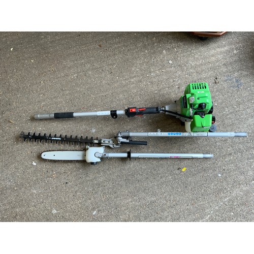 121 - Florabest Trimmer and Chainsaw