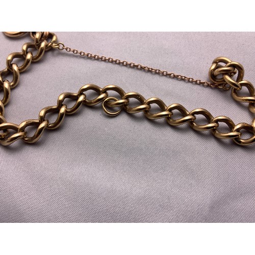 172 - 9ct Gold Bracelet - Marked on Every Link - 29gms