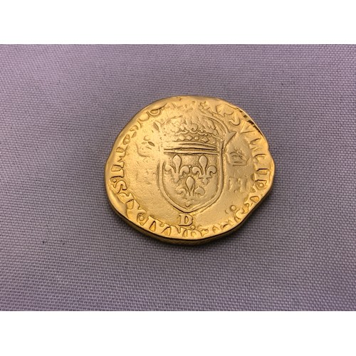 158 - Hammered French Coin - 7.57gms