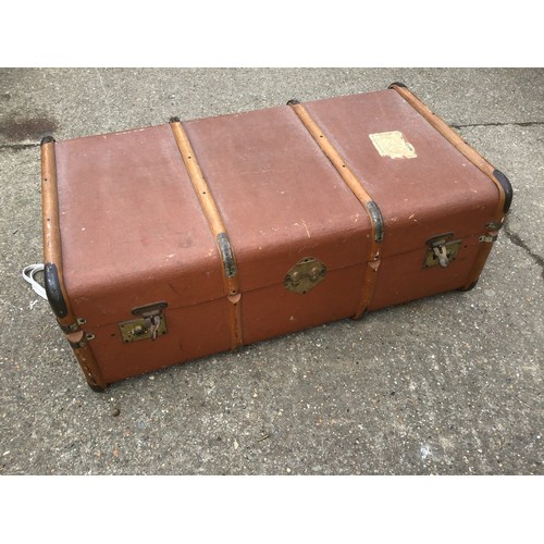 856 - Wood Bound Trunk