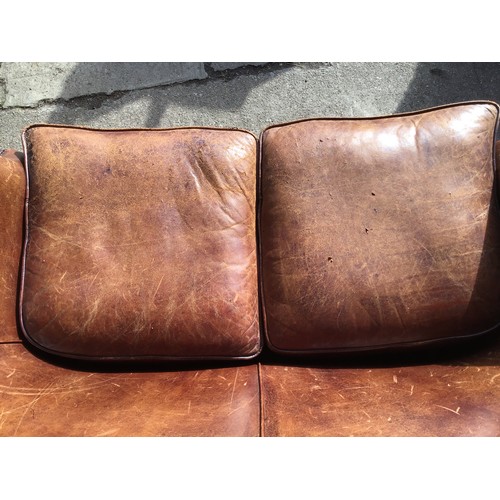 149A - Two Seater Leather Settee