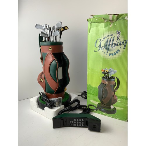 201 - Golf Bag Novelty Telephone