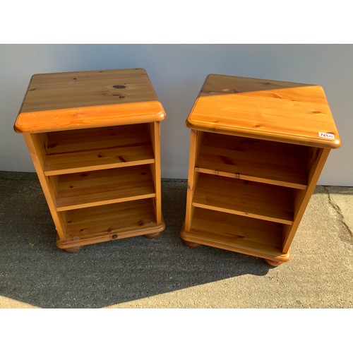 606 - Pair of Pine Shelves