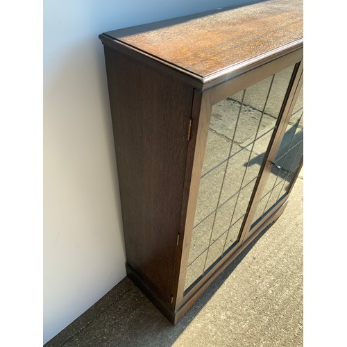 693 - Glazed Oak Bookcase