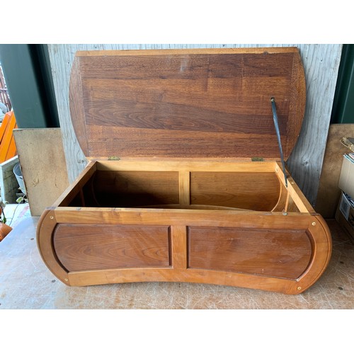 626 - Wooden Blanket Box/Chest