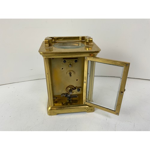 764 - Heavy Brass Carriage Clock