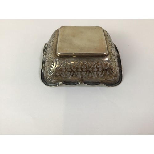 703 - Antique Silver Dish - Inscribed Jane - 8x 8cm