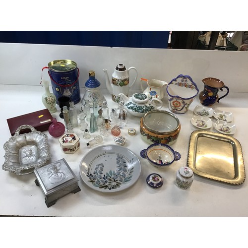 539 - Glassware, Metalware and Ceramics to include Wade, Myott, Aynsley and Quimper etc