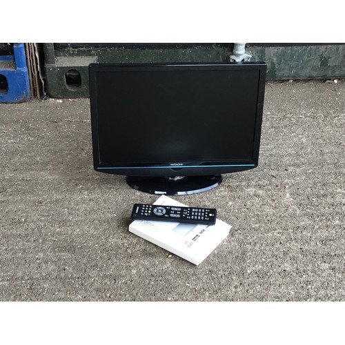 386 - 19” Hitachi Television with Remote