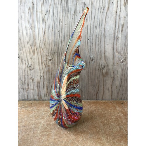 225 - Glass Vase - H63cm