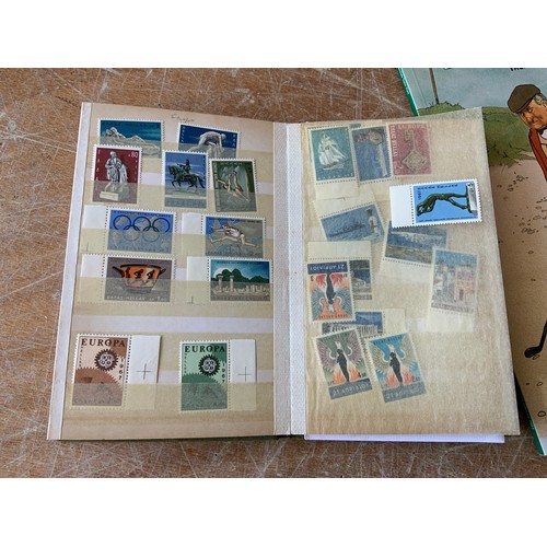 721 - Stamp Albums and Share Certificates