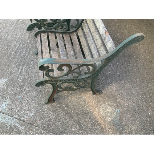 61 - Pair of Metal End Garden Chairs