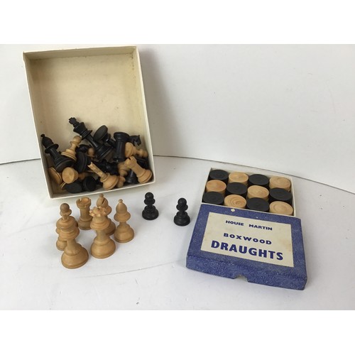 358 - Chess Pieces and Draughts