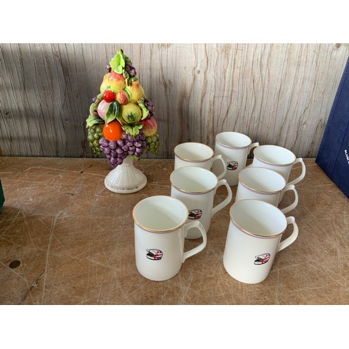 300 - Unused Nigel Mansell Formula 1 Mugs etc