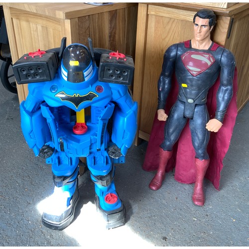 186 - Super Man Model - 82cm High and One Other