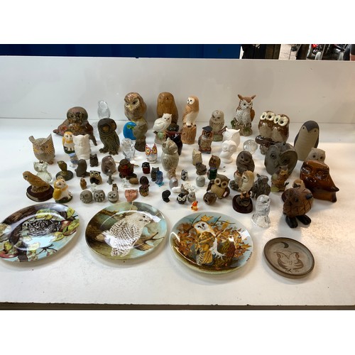 324 - Large Quantity of Owl Ornaments