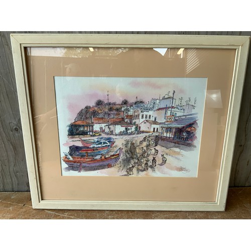 485 - Signed Framed Watercolour