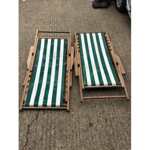 56 - Pair of Deck Chairs