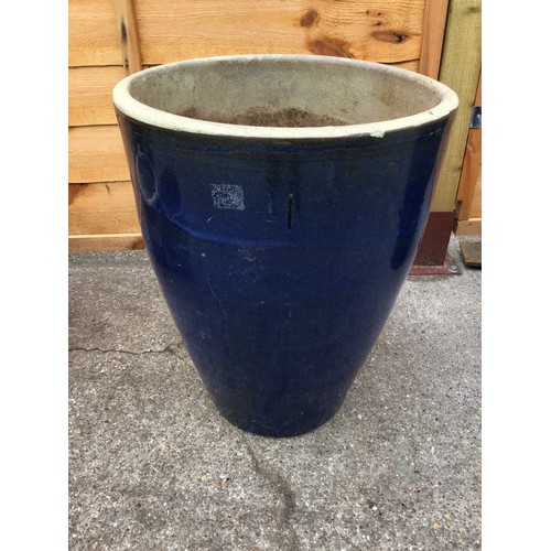 46 - Glazed Planter - H54cm