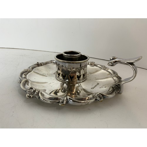 353 - Silver Plated Candlestick