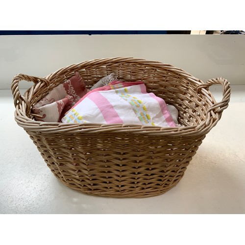 211 - Basket of Table Linen