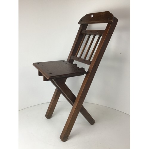 341 - Antique Folding Child’s Chair - H64cm