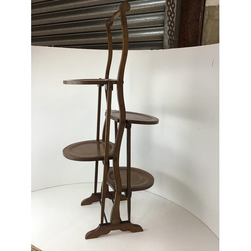 227 - Victorian Folding Cake Stand - H86cm