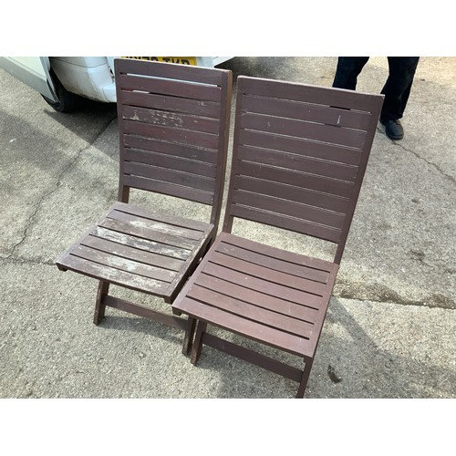 94 - Pair of Folding Garden Chairs