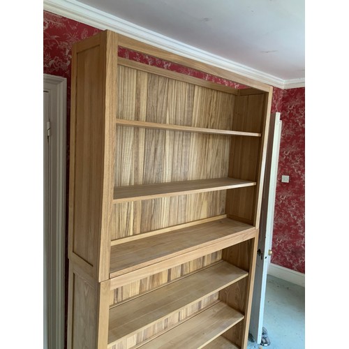 486 - Modern Oak Book Shelves