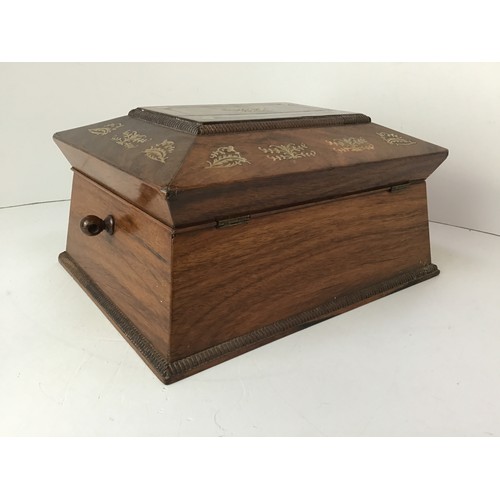 312 - Sarcophagus Style Jewellery Box