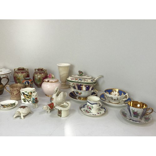 205 - Ceramics - to include Copeland, Aynsley, Paragon, Crestedware and Noritake etc