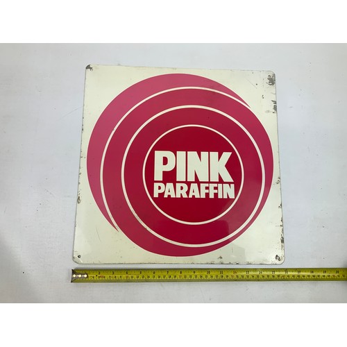 78 - Metal Sign - Pink Paraffin