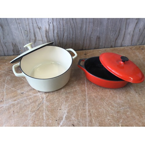 418 - Cast Iron Casseroles