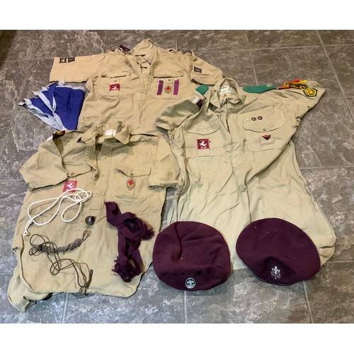 190 - Scouting Memorabilia from 1960s - Uniform, Badge Certificates, Hike Reports, Record Sheets etc and N... 